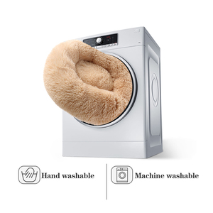 Coussin orthopédique Ultra doux pour chien et chat, lit pour animaux domestiques, coussin rond et calmant, accessoire pour chiens et chats, livraison directe - Product Image 6