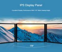 Écran LCD TFT 10,1 pouces 1024x600 avec luminosité de 500 nits, écran tactile capacitif 10,1'', interface LVDS