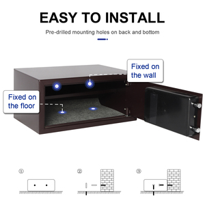 <span class=keywords><strong>Superior</strong></span> Hidden Wall Mount khóa kỹ thuật số giá thấp kim loại súng khách sạn An toàn hộp tùy chỉnh Nhà cung cấp Két điện tử - Product Image 4