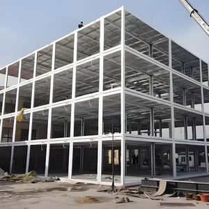 La structure métallique galvanisée <span class=keywords><strong>d</strong></span>'immersion chaude industrielle construisant la preuve de l'eau du feu facile nettoient rapidement installent l'exposition durable hall - Product Image 4