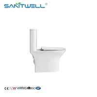 WC monobloc à chasse directe, durable, idéal pour les salles de bain modernes – Meilleures ventes