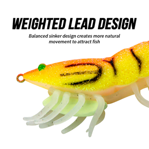 Pesca <span class=keywords><strong>de</strong></span> agua salada hundimiento cebo duro Metal plomo calamar Jigging gancho 11CM 13,2G señuelo <span class=keywords><strong>de</strong></span> camarón luminoso <span class=keywords><strong>pulpo</strong></span> Egi calamar Jig - Product Image 6