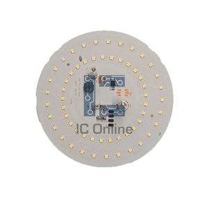 Ampoule DOB T en aluminium recouvert de plastique, puissance 60W, T135 LED, 58 pièces, taille 130,8*130,8mm, 15µF 400V / 2,2µF 250V, 220-240mA, carte PCBA LED. - Product Image 1