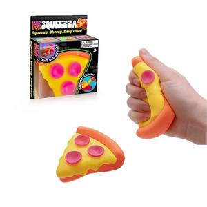 NeeDoh Squeezza Pizza Squishy Fidget Soft Squish Stress Pizza Slice Stress Ball Blind Box pour Enfants Adultes Soulagement de l'anxiété <span class=keywords><strong>Jouet</strong></span> - Product Image 4