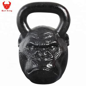 Kettlebell para levantamiento de pesas, mono de hierro fundido para gimnasio, equipo de Fitness, <span class=keywords><strong>Animal</strong></span> Monkey - Product Image 2