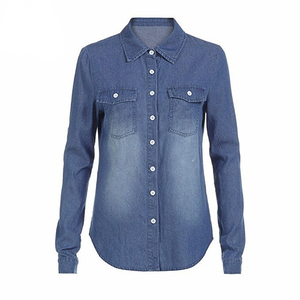 Encuentre el mejor fabricante de camisas jeans mujer y camisas jeans mujer  para el mercado de hablantes de spanish en alibaba.com
