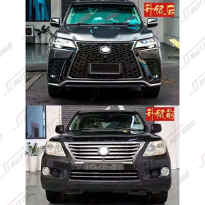 ชุดตัวเครื่องแปลงภายนอกรถยนต์สำหรับ <span class=keywords><strong>Lexus</strong></span> LX570 2008-2018อัพเกรดเป็น2024 LX600กันชนหน้าไฟท้าย - Product Image 2
