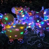 Ballons 3D Lumineux en Forme d'Animaux Mignons pour Décoration d'Anniversaire d'Enfants et Aménagement de Scène de Fête