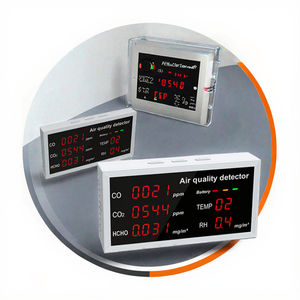 جهاز مراقبة جودة الغاز الرقمي المصغر من ماركة FYI طراز AQM010 |   جهاز كشف الفورمالديهايد الأبيض مع مستشعر HCHO لمراقبة جودة الهواء - Product Image 2