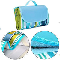 Couverture de pique-nique pliable imperméable portable, tapis de camping extérieur léger, couverture de plage, de randonnée et de voyage