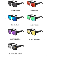Lunettes de soleil polarisées 2026 à monture intégrale UV400 avec verres miroir, grandes montures carrées pour activités de plein air, pêche, voyage, sport et conduite