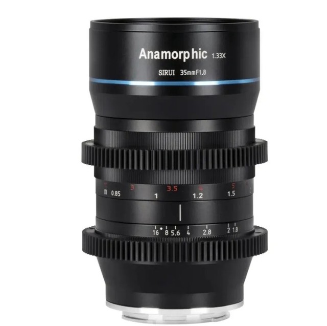 SIRUI 35mm F1.8 1.33X Manual Focus Anamorphic Lens APS-C for Canon RF EF-M Sony E Nikon Z M4/3 L-Mount Cameras