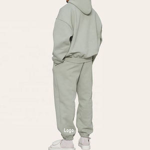 Manufacturers Wholesale French Terry Hoodies Oversized Hoodie Custom Logo Cotton Thick Heavy Weight Blank Hoodies - Product Image 4