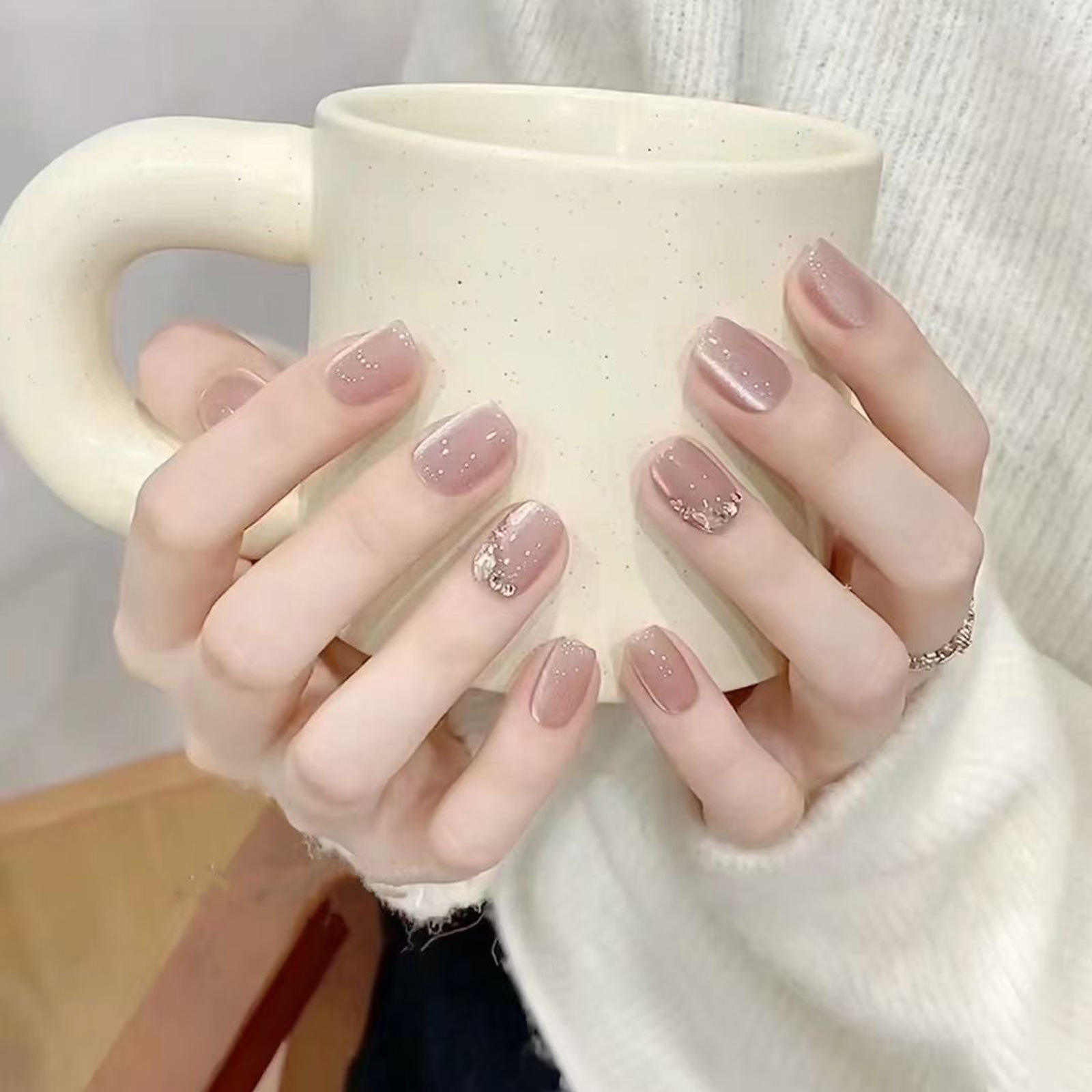 BY1313 Pink and White Cat Eye