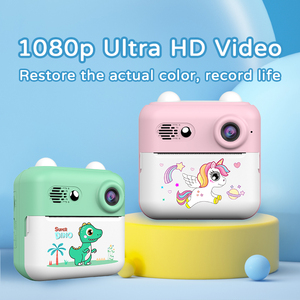 디지털 어린이 카메라 사진 즉석 인쇄 사진 1080P 유니콘 HD 비디오 레코더 귀여운 미니 열전사 프린터 생일 선물 - Product Image 5