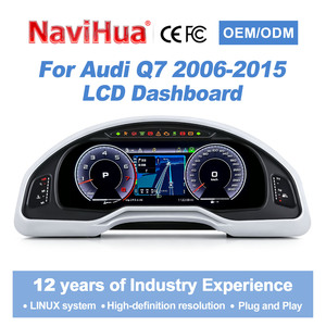 NaviHua สำหรับ Audi Q7 ปี 2006-2015 ระบบ Linux จอแสดงผลแบบ Virtual Cockpit LCD ดิจิตอล คลัสเตอร์หน้าปัดเรือนไมล์ มาตรวัดความเร็ว อุปกรณ์วัดอัตโนมัติ แผงหน้าปัด - Product Image 3