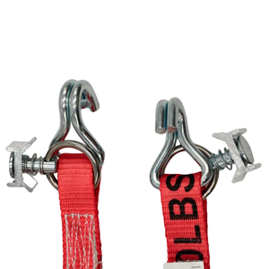 สายรัดแบบวงล้อพร้อมตะขอแบบ J & สายรัดหัวเข็มขัดแบบ1500LBS L สำหรับสายการบิน - Product Image 3