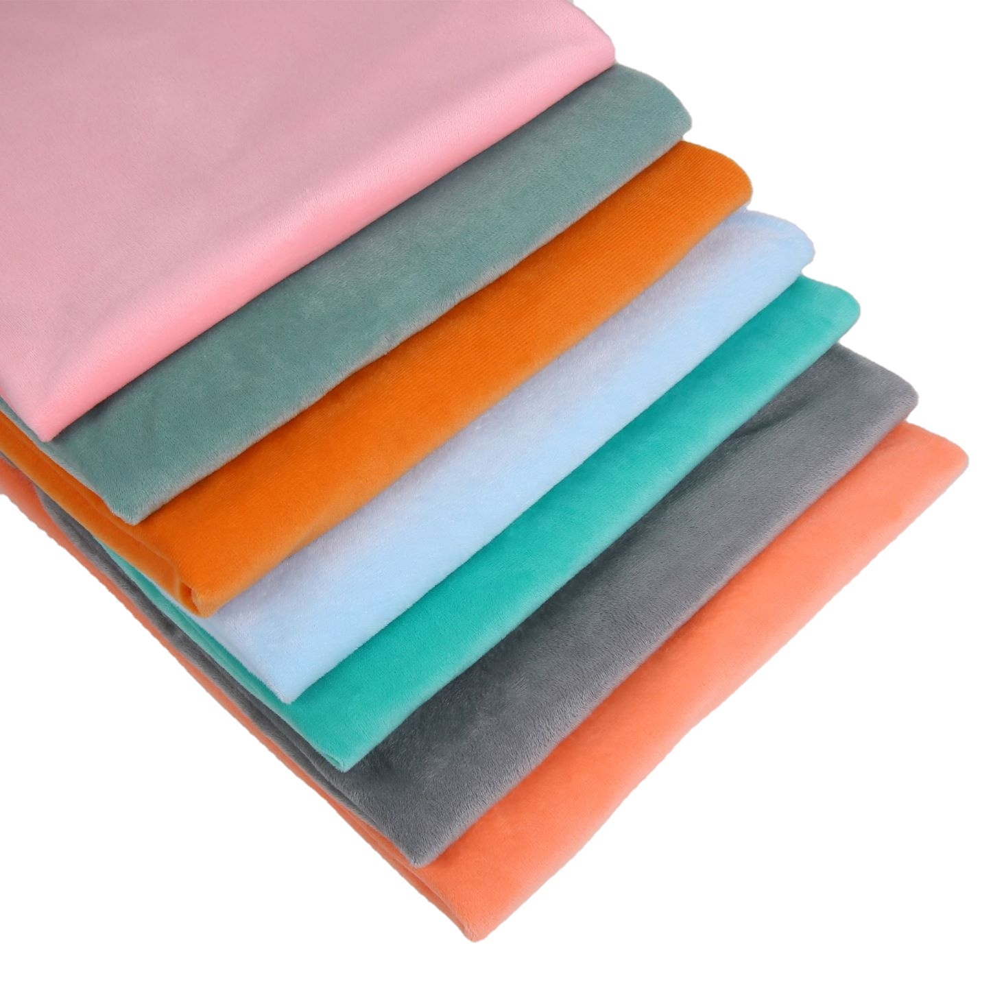 Hot Sale Factory Profession Supplies 1MM Pile Height Crystal Supper Soft Faux Fur Fabric for Plush Toys