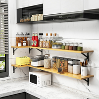 Cadre mural en bois avec dispositif de fixation pour salle de bain cuisine salon Garage armoire épices vêtements sac outils stockage