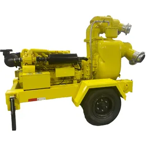 6 8 inch Sewage Pump Diesel Engine Water Pump For Waste Water Treatment Agricultural irrigation