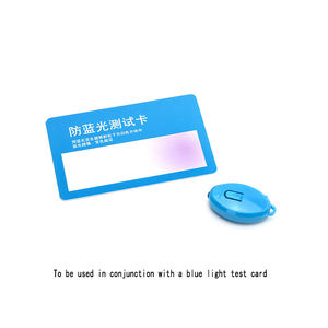 مصباح اختبار الضوء الأزرق البلاستيكي عالي الجودة مضاد للأشعة فوق البنفسجية، إكسسوارات نظارات بالجملة - Product Image 3