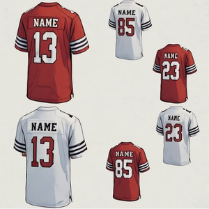 Camiseta de Fútbol Americano Unisex Juvenil y Adulto San Francisco 13 23 85 Nombre y Número Personalizados Ropa Deportiva de Equipo - Product Image 1