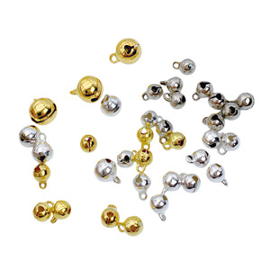 Colgantes de Campana de Cobre Chapados en Oro y Plata, de una Sola Pieza, Accesorios de Joyería para Manualidades y Adornos Navideños - Product Image 4