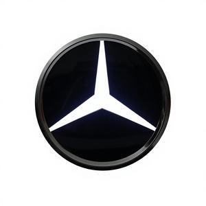 Grille LED éclairée avec grand emblème <span class=keywords><strong>OLIVER</strong></span> pour Mercedes Classe C, B, E, S, GLK, ML, GLC, GLS - Product Image 1