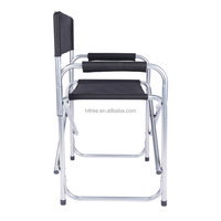 Table de directeur de maquillage pliante portable personnalisée avec chaise à cadre en métal durable en tissu Oxford au design moderne pour l'extérieur à la plage