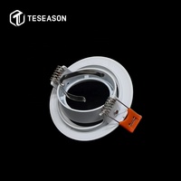 Plafonnier encastré LED réglable TN021R1-JT, découpe du cadre 75 mm de diamètre, anneau intérieur 85 mm, MR16 GU10, angle de lumière réglable