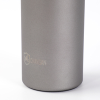 Fabrication Bouteille d'eau de sport en titane en métal de 400ml pour le camping en plein air avec infuseur à thé