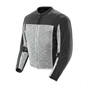 Chaqueta de Motociclismo Profesional para Hombre, de Cuero Vacuno Genuino, con Protección de Nivel 2 CE y Soporte para la Espalda - Product Image 1