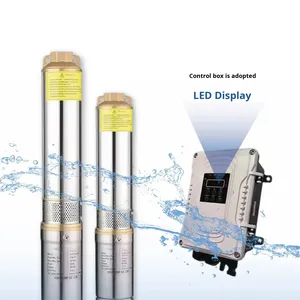 Pompe à eau à vis solaire sans balais Whc DC 400W/36V pour