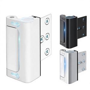Nouvelle serrure de porte renforcée antivol en alliage d'aluminium sans clé pour la sécurité domestique, avec butée de 3 pouces et protection enfant - Product Image 1