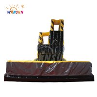 WINSUN tour de saut gonflable Offre Spéciale pour cascades sportives plate-forme gonflable à 2 niveaux avec airbag