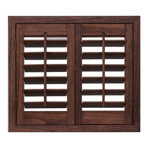 Eccellente qualità impermeabile tiglio a tutta altezza 89mm feritoia Standard asta di inclinazione tapparella piantagione otturatore - Product Image 4