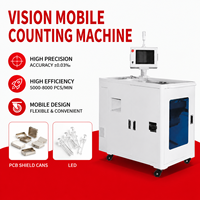 Machine de comptage et d'emballage industrielle mobile électrique automatique avec système PLC, impression rapide, fonction d'attachage et d'emballage des sacs