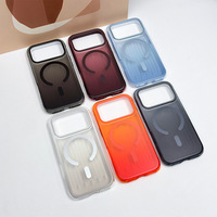 Coque de protection antichoc dégradée mate givrée de luxe avec coussin d'air pour iPhone 17 Pro/18 Pro Max