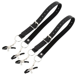 Erwachsenen-Sexspielzeug: Leder-Beinbinder-Clip für Frauen, Multifunktionaler Brustclip, SM-Foltergerät Alternative Brustklammer - Product Image 1