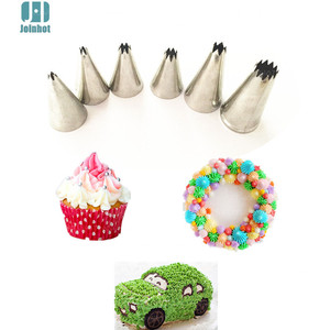 Stainless Steel <b>Cake</b> Piping Nozzles Star Shape Reusable For Butter Piping Birthday <b>Decorating</b> <b>Supplies</b> - Product Image 4