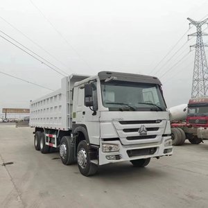 Camión volquete manual pesado de 12 ruedas Howo 8x4, nueva inspección compatible con Arabia Saudita diésel de segunda mano para volquete minero - Product Image 5