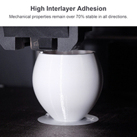 Filament PETG 3D HS de haute qualité et à haut débit, 1,75 mm, 1 kg, bobine sans fil, pour imprimante 3D FDM