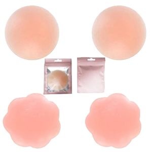 Cubrepezones Personalizados Tipo Empanada, Buen <span class=keywords><strong>Precio</strong></span>, Reutilizables, Lavables, Transpirables, de Silicona, Adhesivos para Mujer - Product Image 4