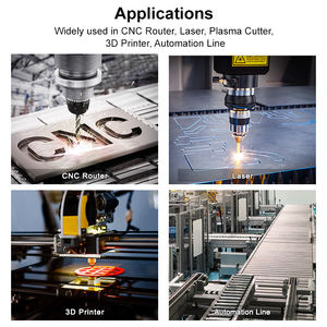 Kit de Suministro de Energí<span class=keywords><strong>a</strong></span> con Motor Paso <span class=keywords><strong>a</strong></span> Paso <span class=keywords><strong>Nema</strong></span> <span class=keywords><strong>23</strong></span> de Bucle Cerrado de 4 Ejes y 2NM y Driver HSS57 para Router CNC/Máquina Láser de Alta Precisión - Product Image 5