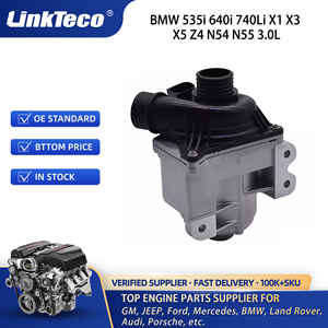 Pompe à eau moteur électrique Linkteco avec Thermostat pour BMW 535i 640i <span class=keywords><strong>740Li</strong></span> X1 X3 X5 Z4 N54 N55 3.0L 2007-2016 11206043003 - Product Image 4