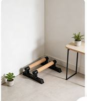 Parallettes en bois durables Tronzen avec poignée pour une utilisation à domicile, calisthénie, entraînement de rue