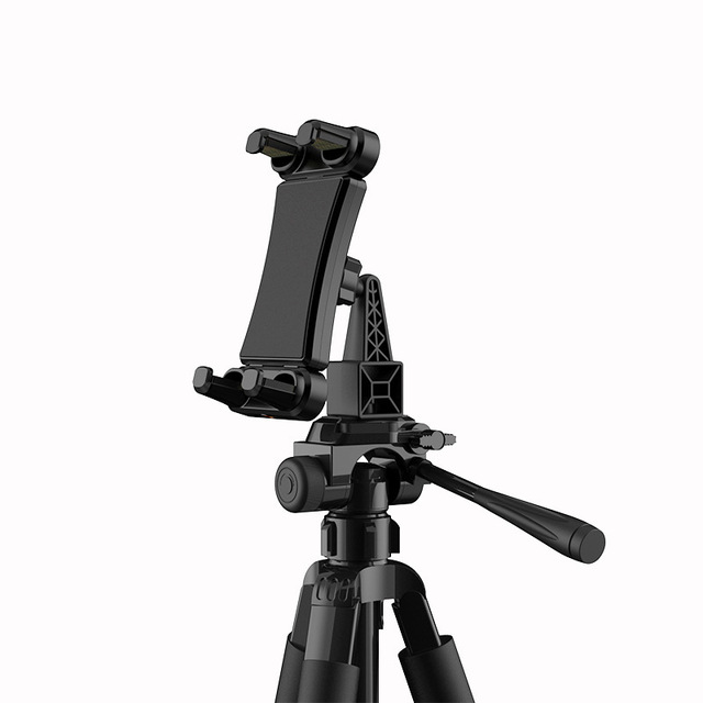 Factory Upgraded Dual 1/4 Screw Phone Tablet Tripod Mount Adapter for iPad Pro 12.9 Air Mini Galaxy Tab Surface Pro Selfie Stick