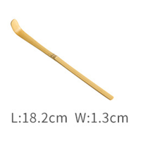 Ensemble de thé en bambou, cuillère à thé purement artisanale, cuillère à thé de style japonais grillée, cuillères à matcha, accessoires pour mélangeur, fouet, chasen