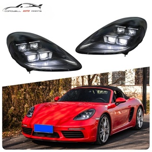 <span class=keywords><strong>Hot</strong></span> New 2016 2023 cho 718 Boxster Cayman xe đèn 982 phía trước đèn pha nâng cấp với <span class=keywords><strong>2025</strong></span> pdls phong cách Led Đèn Pha - Product Image 1