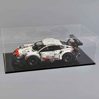 Taille personnalisée vitrine acrylique jouet voiture vitrine organisateur acrylique figurine étui pour Lego